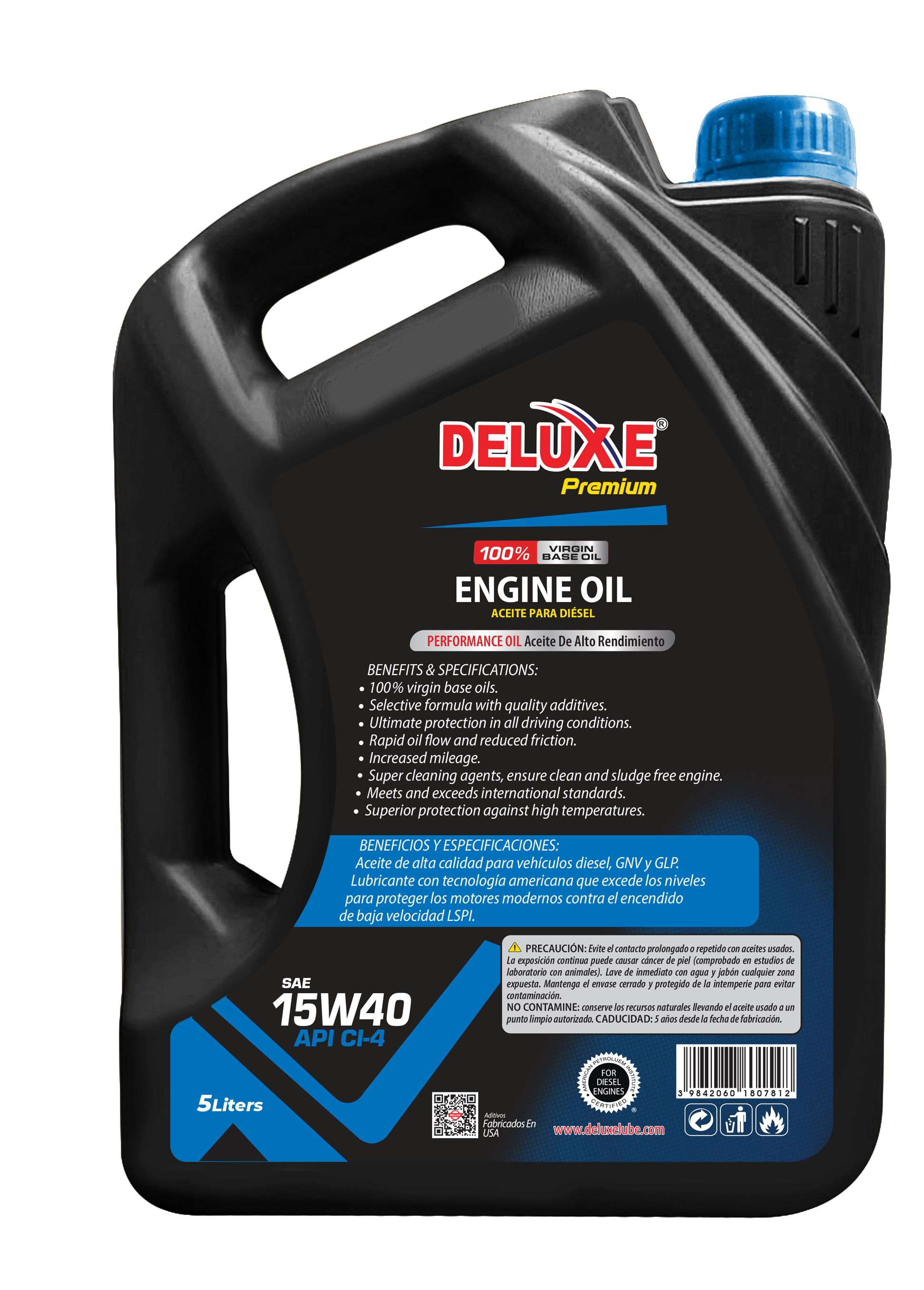 SAE 15W40 API CI-4 3.46L rear thumbnail